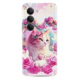 Kılıfland Xiaomi Poco X5 Pro Kılıf, Boutique Baskılı, Resimli Güzel Kedi, Pembe