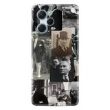 Kılıfland Xiaomi Poco X5 Pro Kılıf, Boutique Baskılı Resimli, Siyah