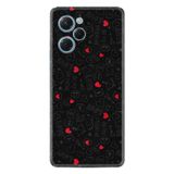 Kılıfland Xiaomi Poco X5 Pro Kılıf, Boutique Baskılı, Siyah, Kalp ve Ok Desenli