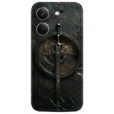Kılıfland Xiaomi Poco X5 Pro Kılıf, Boutique Baskılı, Sword Tasarım, Siyah