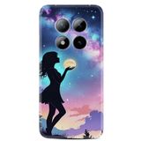 Kılıfland Xiaomi Poco X5 Pro Kılıf, Boutique Baskılı, Woman in Moon Tasarımı