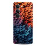 Kılıfland Xiaomi Poco X5 Pro Kılıf, Boutique Baskılı Yapraklar Deseni, Renk90