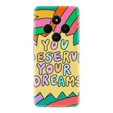 Kılıfland Xiaomi Poco X5 Pro Kılıf, Boutique Baskılı, You Deserve Your Dreams, Renkli