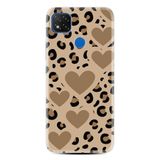Kılıfland Xiaomi Poco X5 Pro Kılıf, Leopar Kalp Baskılı, Boutique Resimli, Bej