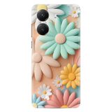 Kılıfland Xiaomi Poco X7 Pro ile Uyumlu Kılıf, Silikon, Baskılı Rengarenk Çiçek Desen