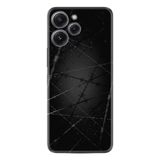 Kılıfland Xiaomi Redmi 12 ile Uyumlu Silikon Kılıf, Dikenli Tel Desen, Siyah