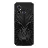 Kılıfland Xiaomi Redmi 12c ile Uyumlu Kılıf, Resimli Desenli Baskılı Silikon, Black Fox, Siyah