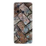 Kılıfland Xiaomi Redmi 12c ile Uyumlu Kılıf, Resimli Desenli Baskılı Silikon, Retro Stone, Çok Renkli