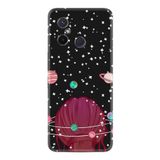 Kılıfland Xiaomi Redmi 12c ile Uyumlu Kılıf, Resimli Desenli Baskılı Silikon, Space Woman, Siyah