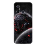 Kılıfland Xiaomi Redmi 12c ile Uyumlu Kılıf, Resimli Desenli Silikon, Platinium Series, Kara Dünya