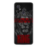 Kılıfland Xiaomi Redmi 12C ile Uyumlu Kılıf, Resimli Desenli Silikon, Platinium Series King, Siyah