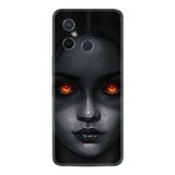 Kılıfland Xiaomi Redmi 12C ile Uyumlu Kılıf, Silikon, Platinium Series, Dark Woman, Resimli Desenli