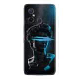 Kılıfland Xiaomi Redmi 12C ile Uyumlu Silikon Kılıf, Desen Özel Seri Alone 1668, Siyah