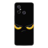 Kılıfland Xiaomi Redmi 12c ile Uyumlu Silikon Kılıf, Desen Özel Seri, Black Eyes, Siyah
