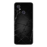 Kılıfland Xiaomi Redmi 12c ile Uyumlu Silikon Kılıf, Desen Özel Seri, Dikenli Tel, Siyah