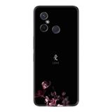 Kılıfland Xiaomi Redmi 12C ile Uyumlu Silikon Kılıf, Desen Özel Seri Love, Siyah