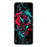 Kılıfland Xiaomi Redmi 12c ile Uyumlu Silikon Kılıf, Neon Tasarım, Siyah