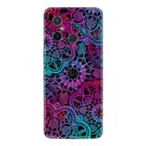 Kılıfland Xiaomi Redmi 12c ile Uyumlu Silikon Kılıf, Renkli Mandala Desen