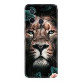 Kılıfland Xiaomi Redmi 12c Kılıf, Silikon, Resimli Desenli Baskılı, Aslan Çiçek, Renk30
