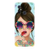 Kılıfland Xiaomi Redmi 12C Kılıf, Silikon, Resimli Desenli Baskılı, Sugar and Woman, Renkli