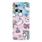 Kılıfland Xiaomi Redmi 12c Silikon Kılıf, Unicorn Desen, Renkli