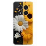 Kılıfland Xiaomi Redmi 14 Pro 5G ile Uyumlu Kılıf, Boutique Baskılı, Sarı Beyaz Çiçek Desenli