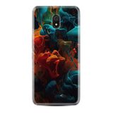 Kılıfland Xiaomi Redmi 8A Kılıf, Boutique Baskılı, Renk Cümbüşü Deseni