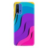 Kılıfland Xiaomi Redmi 9T Uyumlu Silikon Kılıf, Desen Exclusive, Renk Cümbüşü
