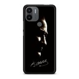 Kılıfland Xiaomi Redmi A1 ile Uyumlu Kamera Korumalı Baskılı Silikon Kılıf, Ataturk Portresi, Siyah