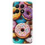Kılıfland Xiaomi Redmi Note 11 ile Uyumlu Kılıf, Boutique Baskılı, Donut Desenli, Renkli