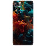 Kılıfland Xiaomi Redmi Note 11 ile Uyumlu Kılıf, Boutique Baskılı, Renk Cümbüşü Desen