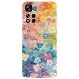 Kılıfland Xiaomi Redmi Note 11 Pro 5G ile Uyumlu Kılıf, Boutique Baskılı, Şahane Çiçekler Deseni