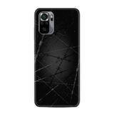 Kılıfland Xiaomi Redmi Note 11 SE ile Uyumlu Silikon Kılıf, Dikenli Tel Desen, Siyah