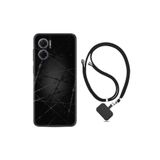 kilifland Xiaomi Redmi Note 11e ile Uyumlu Kılıf Ipli Boyun Askılı Desenli Silikon Dikenli Tel 1779
