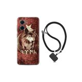kilifland Xiaomi Redmi Note 11e ile Uyumlu Kılıf Ipli Boyun Askılı Desenli Silikon Göktürk 3 1412