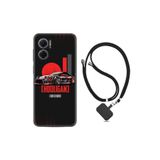 kilifland Xiaomi Redmi Note 11e ile Uyumlu Kılıf Ipli Boyun Askılı Desenli Silikon Hooligan 1636