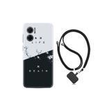 kilifland Xiaomi Redmi Note 11e ile Uyumlu Kılıf Ipli Boyun Askılı Desenli Silikon Life And Death 1339