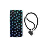 kilifland Xiaomi Redmi Note 11e ile Uyumlu Kılıf Ipli Boyun Askılı Desenli Silikon Patiler 1858