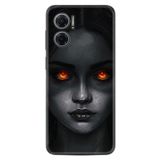 Kılıfland Xiaomi Redmi Note 11e ile Uyumlu Kılıf, Resimli Desenli Silikon, Platinium Series, Dark Woman, Siyah