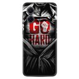 Kılıfland Xiaomi Redmi Note 11e ile Uyumlu Kılıf, Resimli Desenli, Silikon, Platinium Series, Go Hard, Siyah