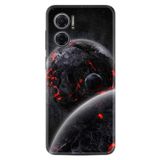 Kılıfland Xiaomi Redmi Note 11e ile Uyumlu Kılıf, Resimli Desenli, Silikon, Platinium Series, Kara Dünya