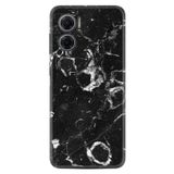 Kılıfland Xiaomi Redmi Note 11e ile Uyumlu Kılıf, Silikon, Black Hole Marble Desenli, Siyah