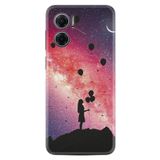 Kılıfland Xiaomi Redmi Note 11e ile Uyumlu Kılıf, Silikon, Resimli Desenli Baskılı, Pembe