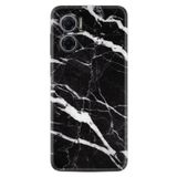 Kılıfland Xiaomi Redmi Note 11e ile Uyumlu Kılıf, Silikon, Siyah Şerit Mermer Desenli