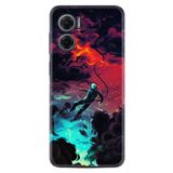 Kılıfland Xiaomi Redmi Note 11e ile Uyumlu Silikon Kılıf, Astronot Deseni, Renkli