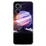 Kılıfland Xiaomi Redmi Note 11e ile Uyumlu Silikon Kılıf, Desen Özel Seri Super Planet, Çok Renkli
