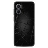 Kılıfland Xiaomi Redmi Note 11e ile Uyumlu Silikon Kılıf, Dikenli Tel Desen, Siyah