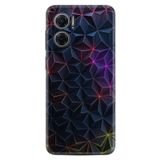 Kılıfland Xiaomi Redmi Note 11e ile Uyumlu Silikon Kılıf, Renkli Prizmalar Desen