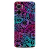 Kılıfland Xiaomi Redmi Note 11e Kılıf, Silikon, Renkli Mandala Desen