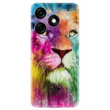 Kılıfland Xiaomi Redmi Note 12 Pro 5G ile Uyumlu Kılıf, Renkli Leon Desenli, Silikon, Baskılı